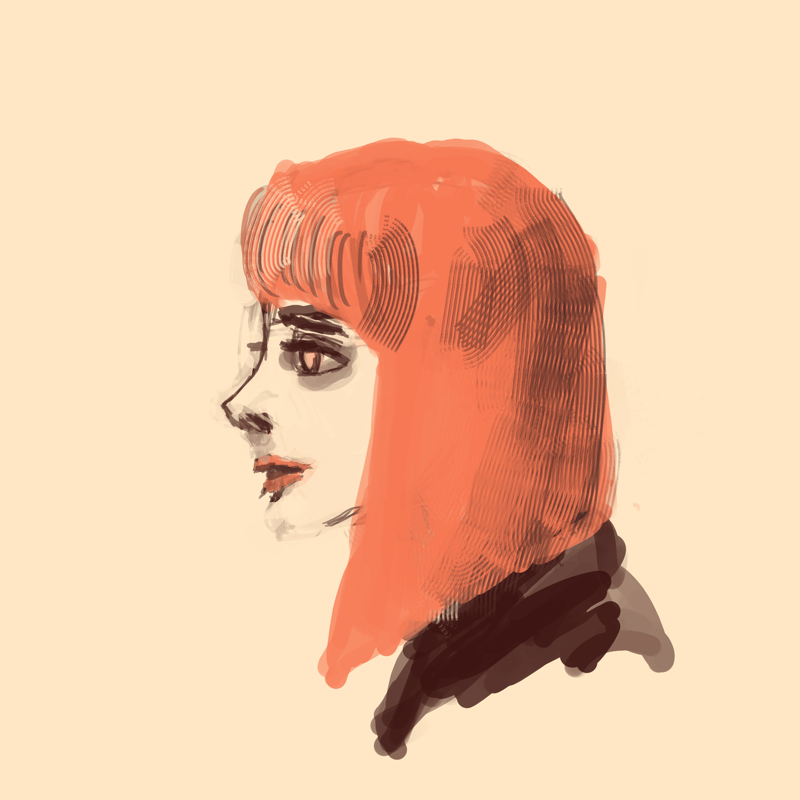 a red-haired girl